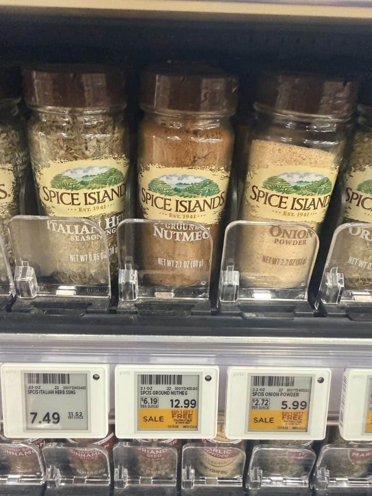 Spice Island Spices Kroger Shelf Image