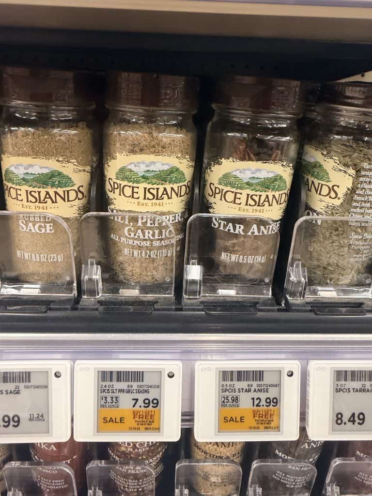 Spice Island Spices Kroger Shelf Image