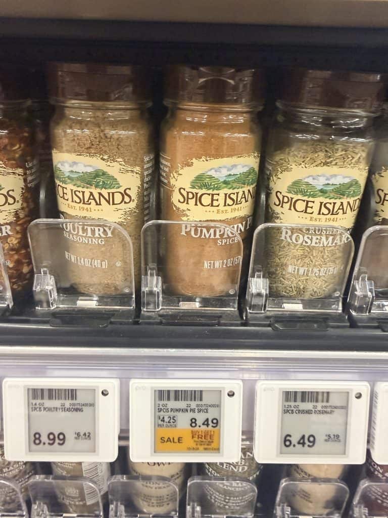 Spice Island Spices Kroger Shelf Image
