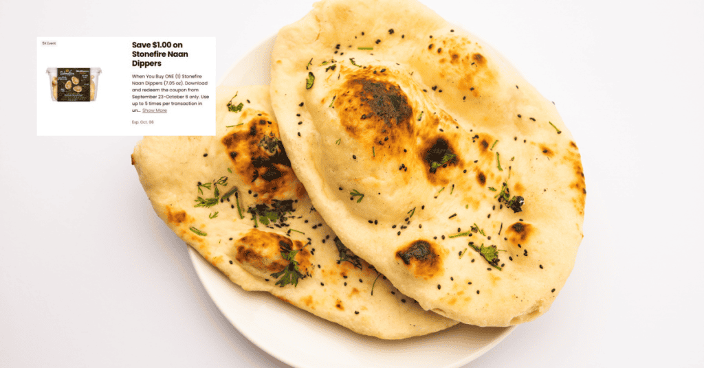 Stonefire Naan Dippers Kroger Digital Coupon