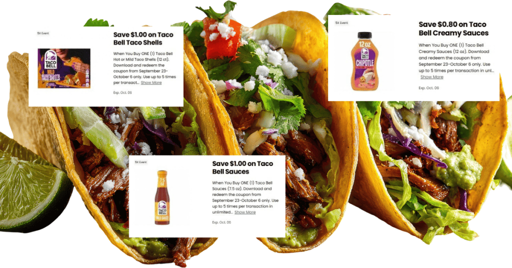 Taco Bell Kroger Digital Coupons