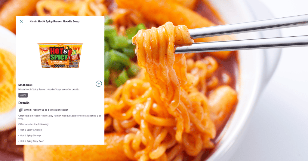 nissin hot and spicy ramen