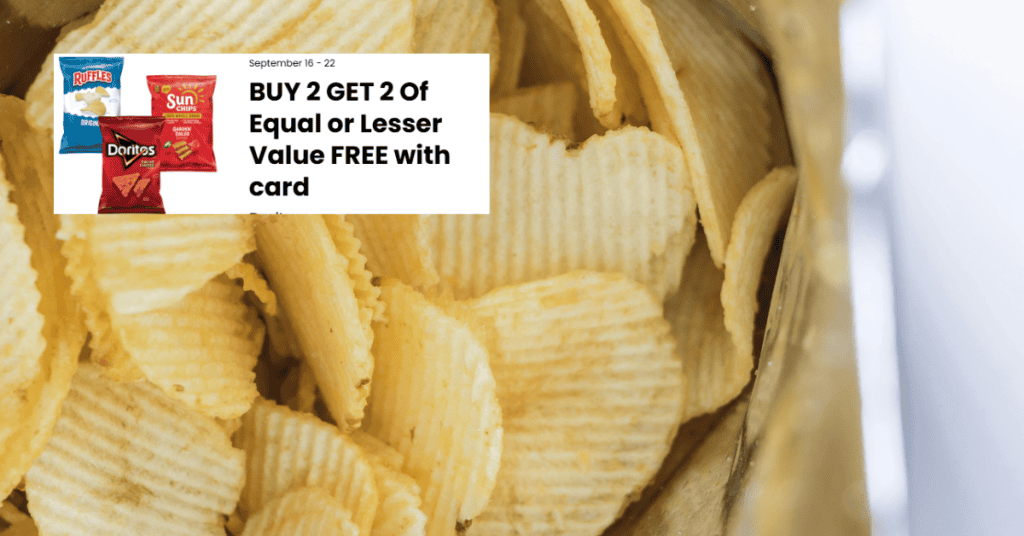 ruffles, doritos and sunchips