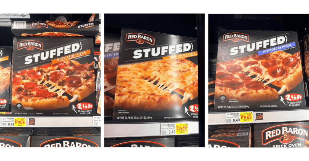 red baron stuffed crust kroger shelf image