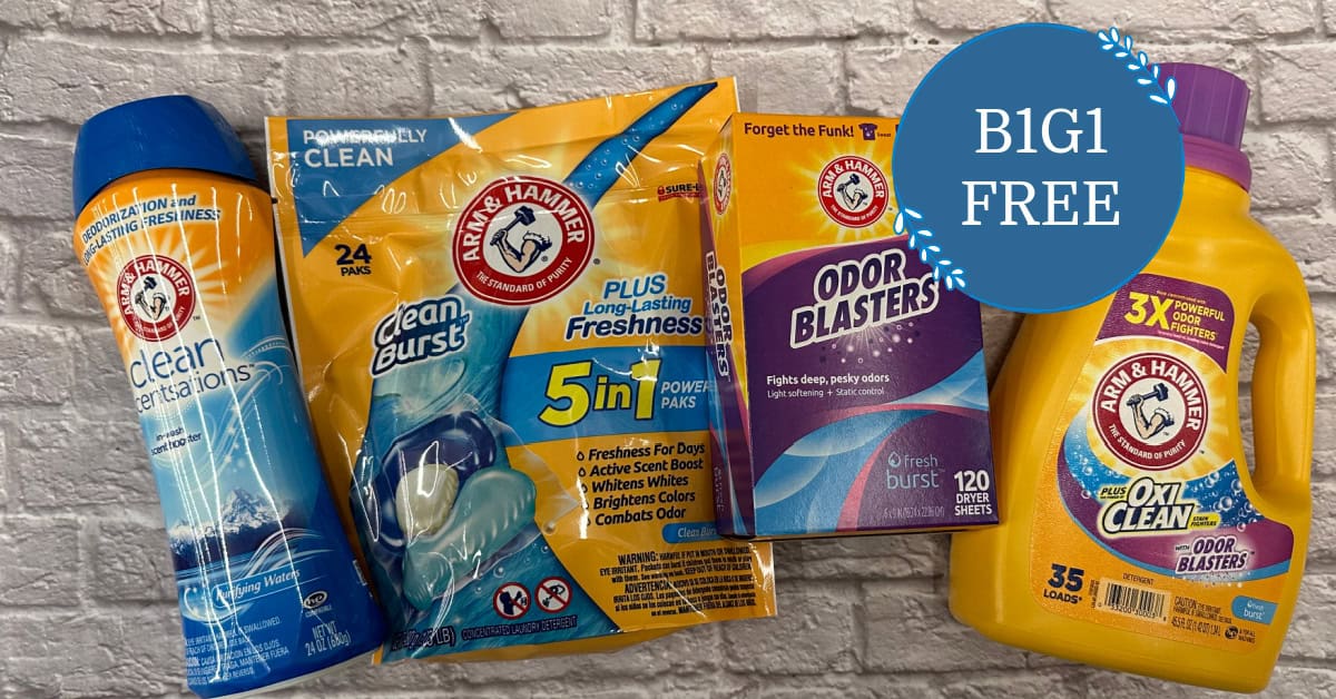 Arm & Hammer Laundry Products are B1G1 FREE!