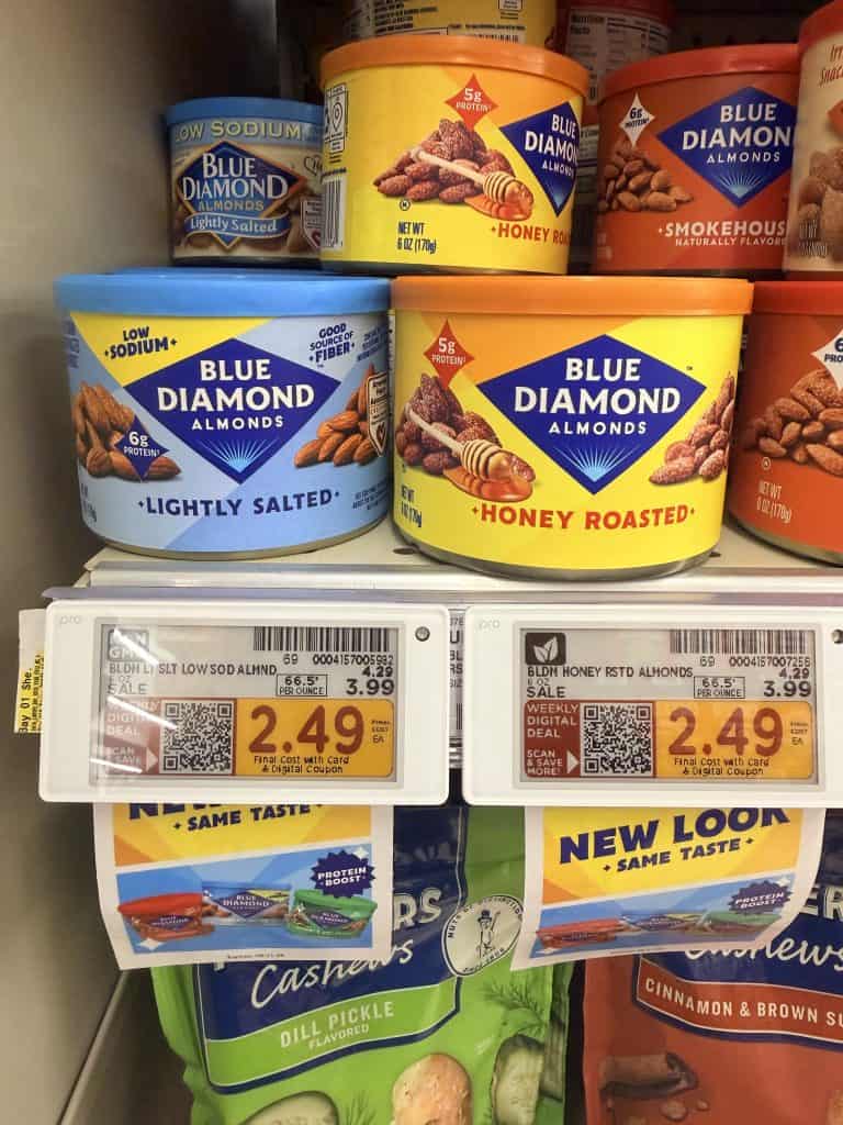 blue diamond almonds kroger shelf image (1)