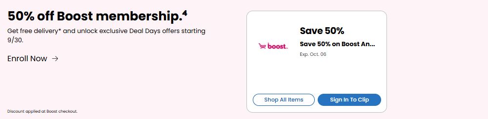 boost membership coupon kroger