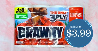 brawny paper towels Kroger Krazy