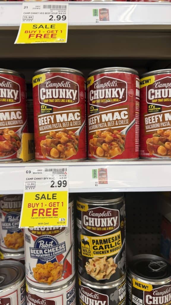 campbells chunky soup kroger shelf image (4)