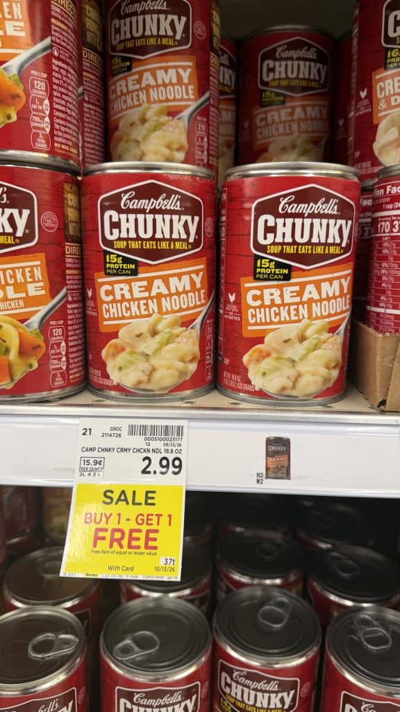campbells chunky soup kroger shelf image (4)