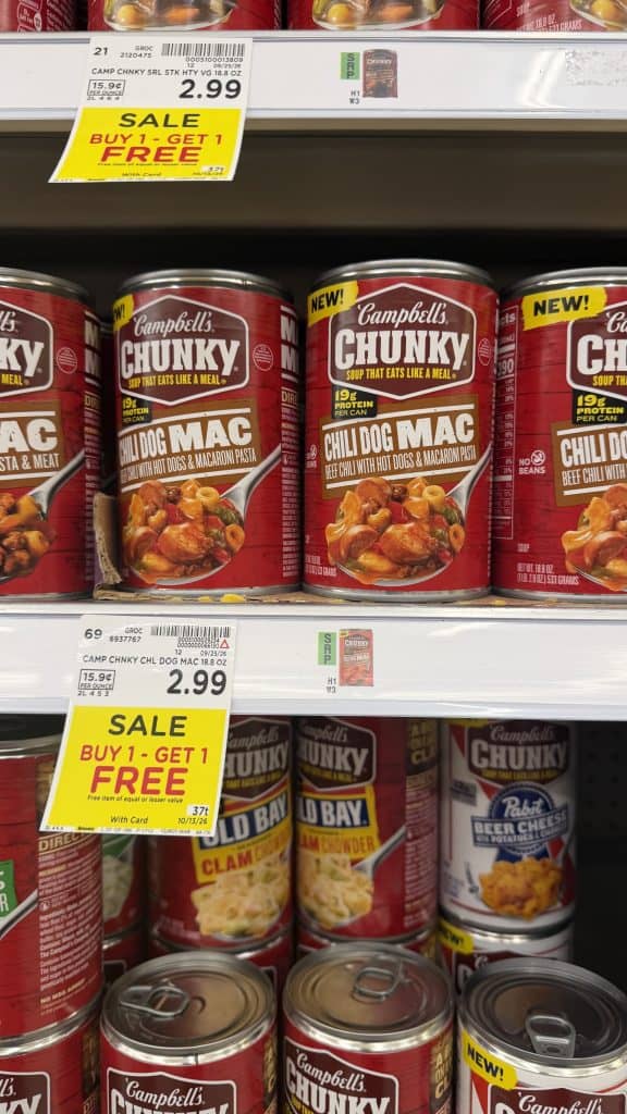 campbells chunky soup kroger shelf image (4)