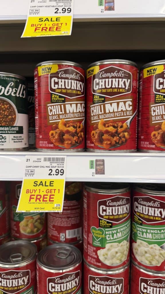 campbells chunky soup kroger shelf image (4)