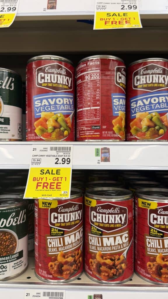campbells chunky soup kroger shelf image (4)