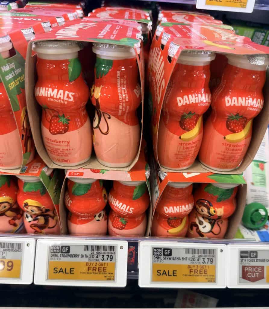danimals kroger shelf image
