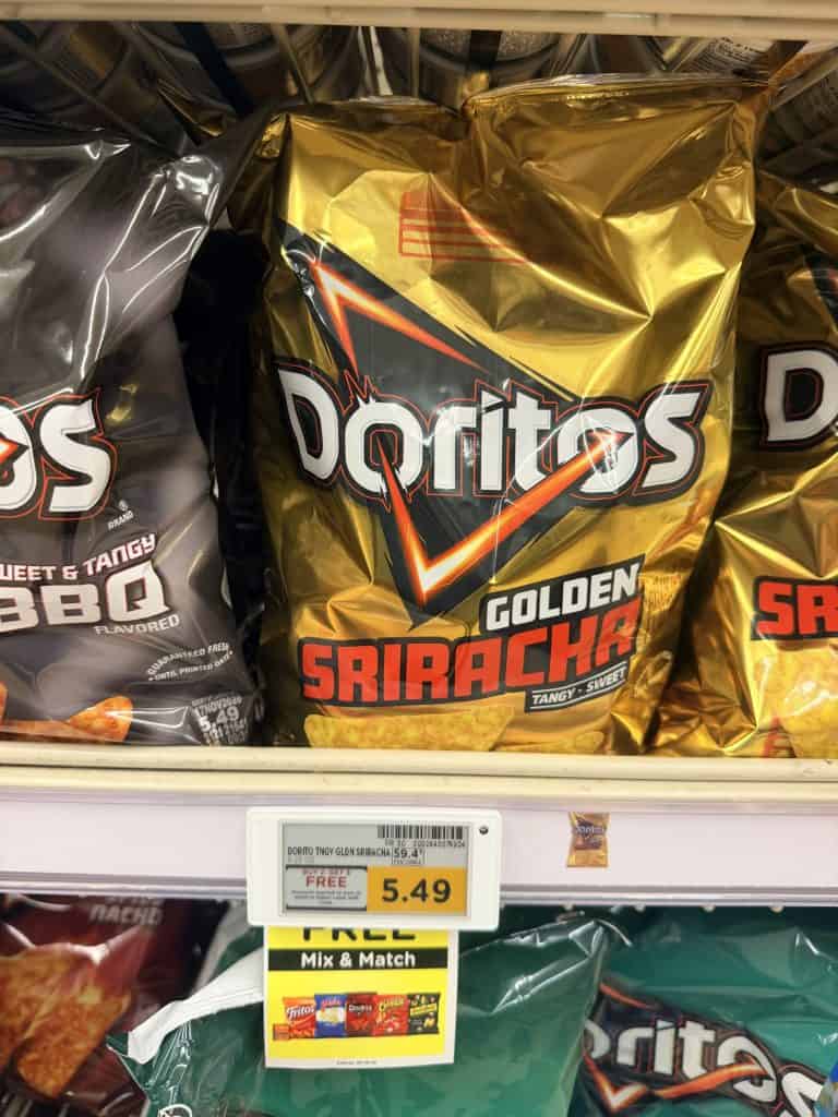 doritos, ruffles, cheetos kroger shelf image (1)