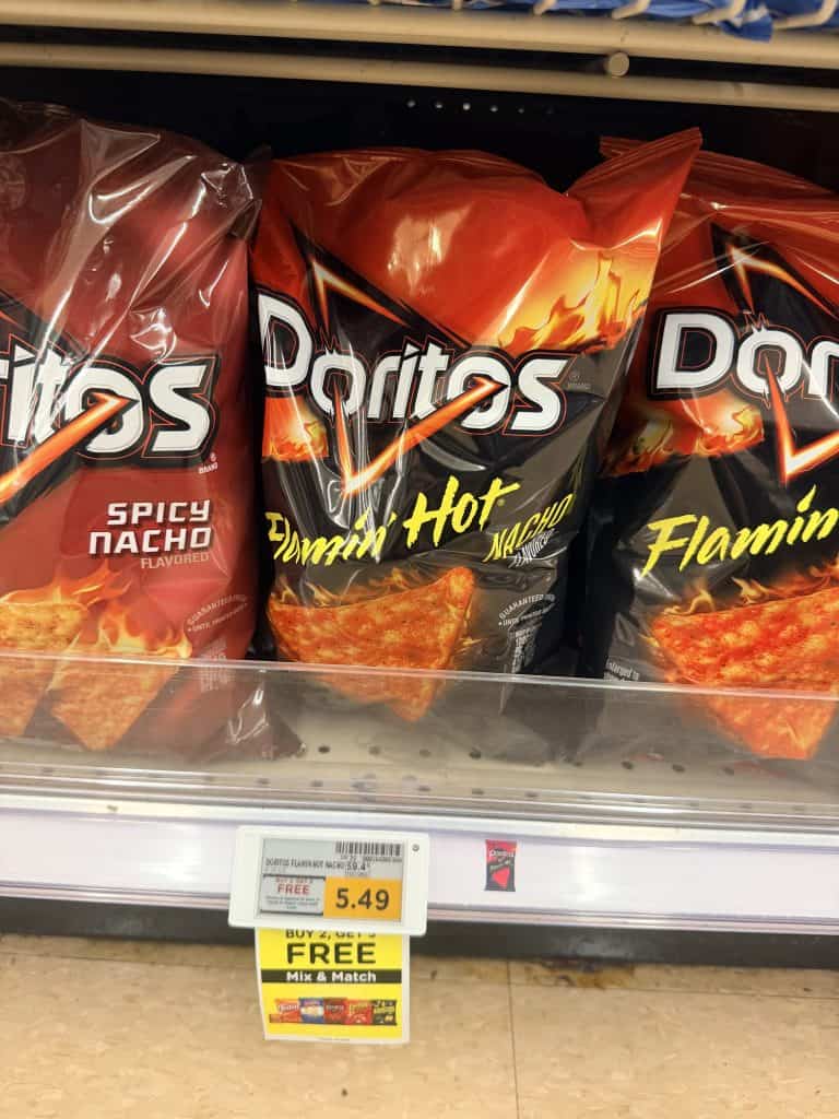 doritos, ruffles, cheetos kroger shelf image (1)