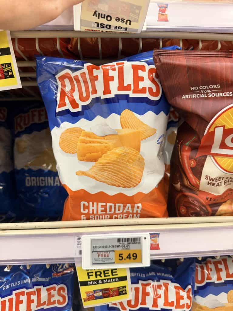 doritos, ruffles, cheetos kroger shelf image (1)