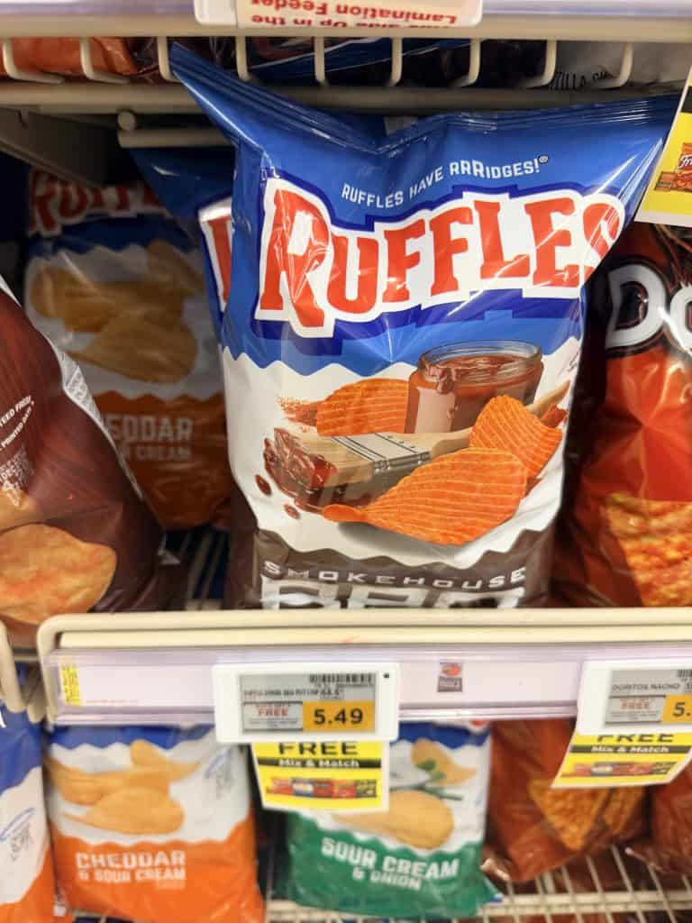 doritos, ruffles, cheetos kroger shelf image (1)