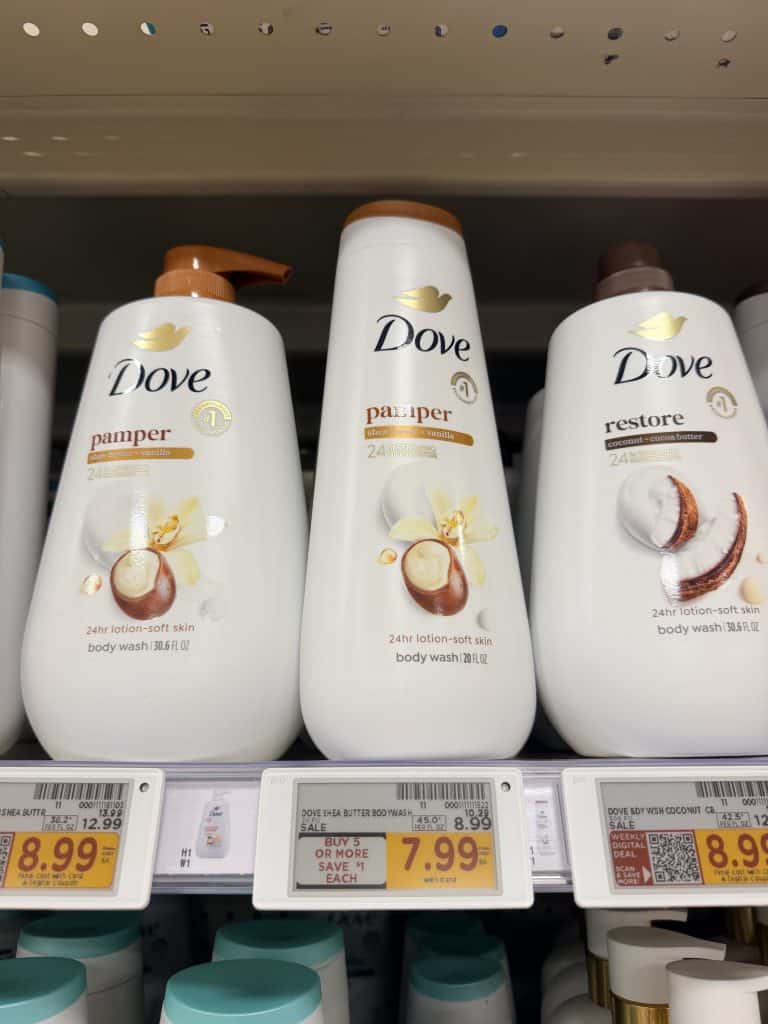 dove body wash kroger shelf image (3)