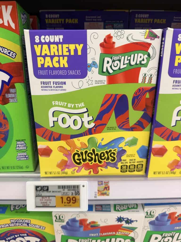 gm fruit snacks kroger shelf image (1)