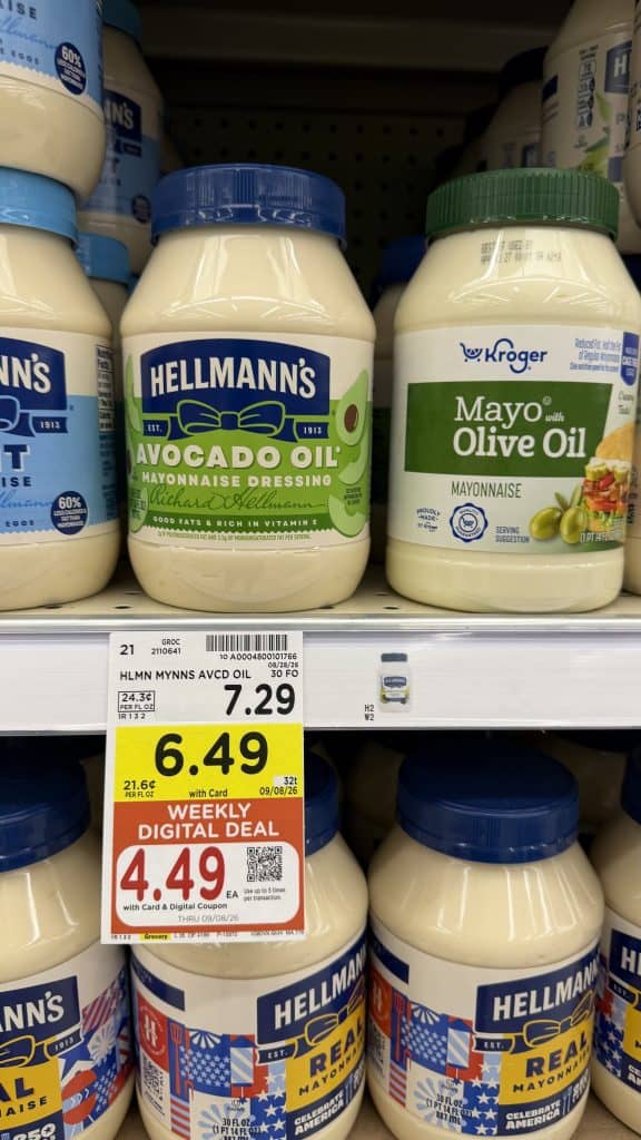 hellmanns mayo kroger shelf image (2)