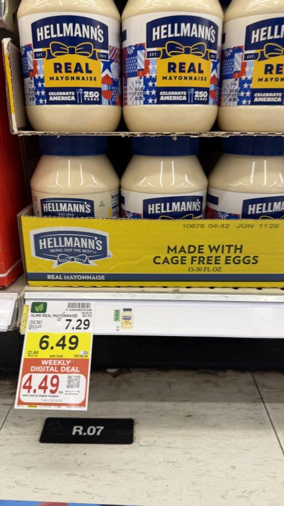hellmanns mayo kroger shelf image (2)
