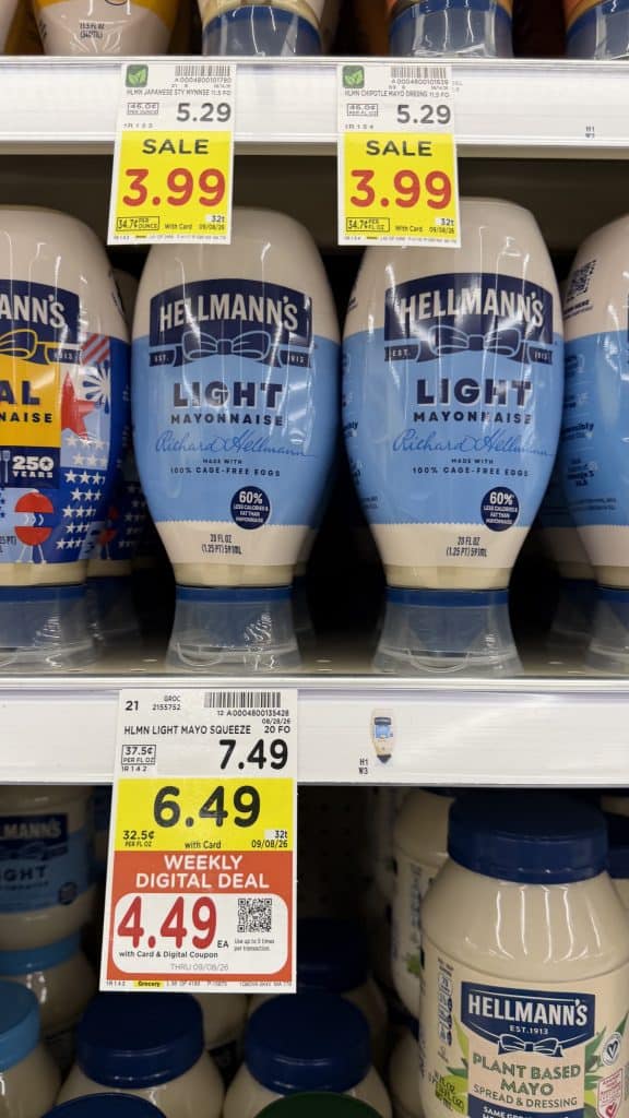 hellmanns mayo kroger shelf image (2)