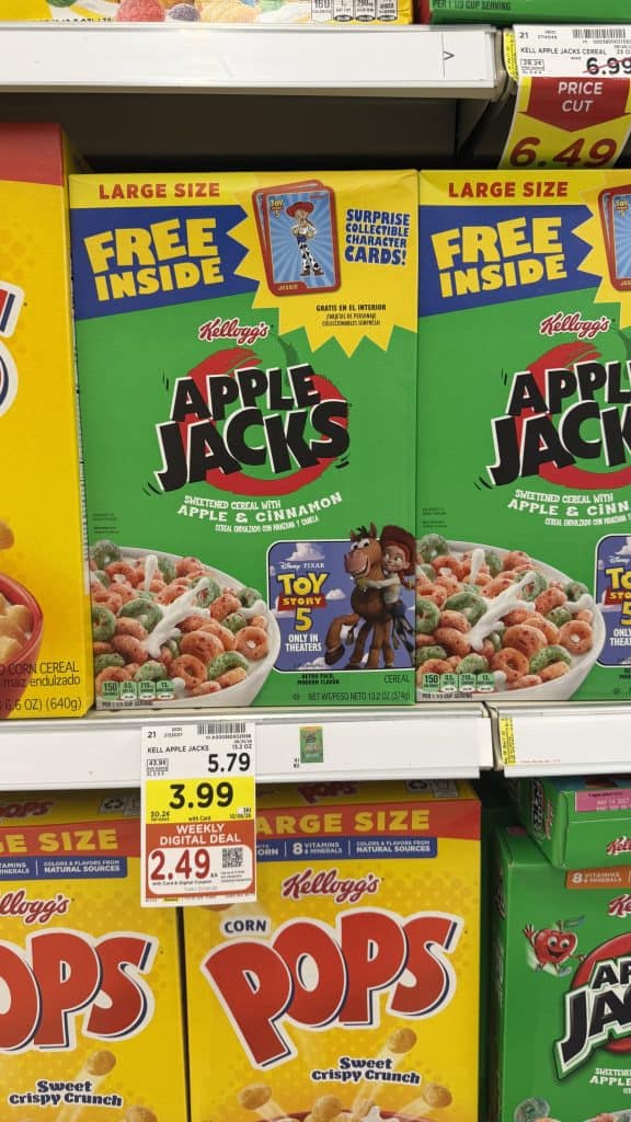 kellogg's cereal kroger shelf image (17)