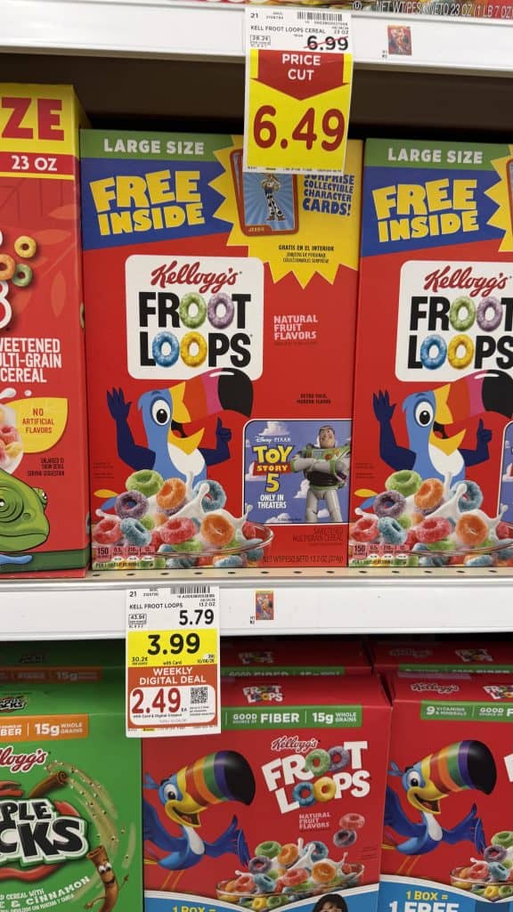 kellogg's cereal kroger shelf image (17)