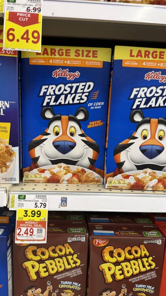kellogg's cereal kroger shelf image (17)