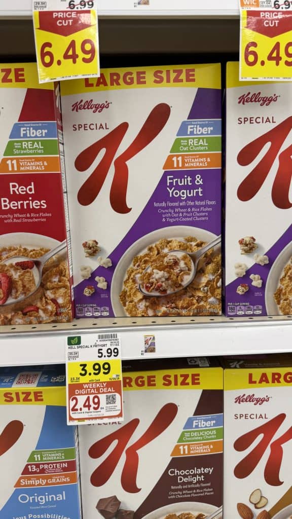 kellogg's cereal kroger shelf image (17)
