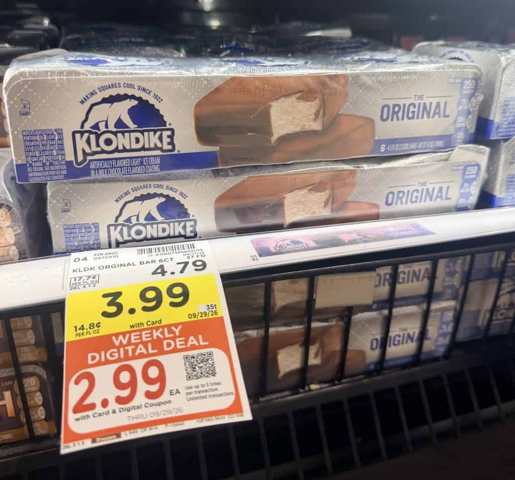 klondike bars kroger shelf image