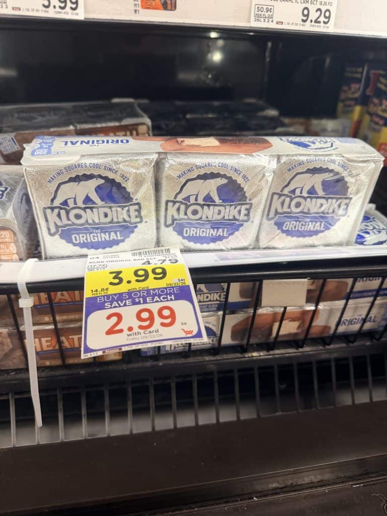 klondike bars kroger shelf image (3)