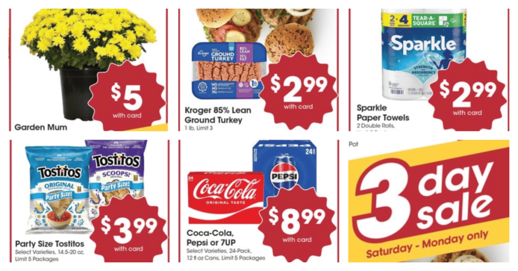 kroger 3 day sale images