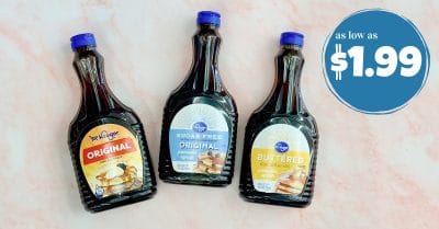 kroger pancake syrups kroger krazy