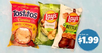 lay's, kettle and tostitos cantina kroger krazy
