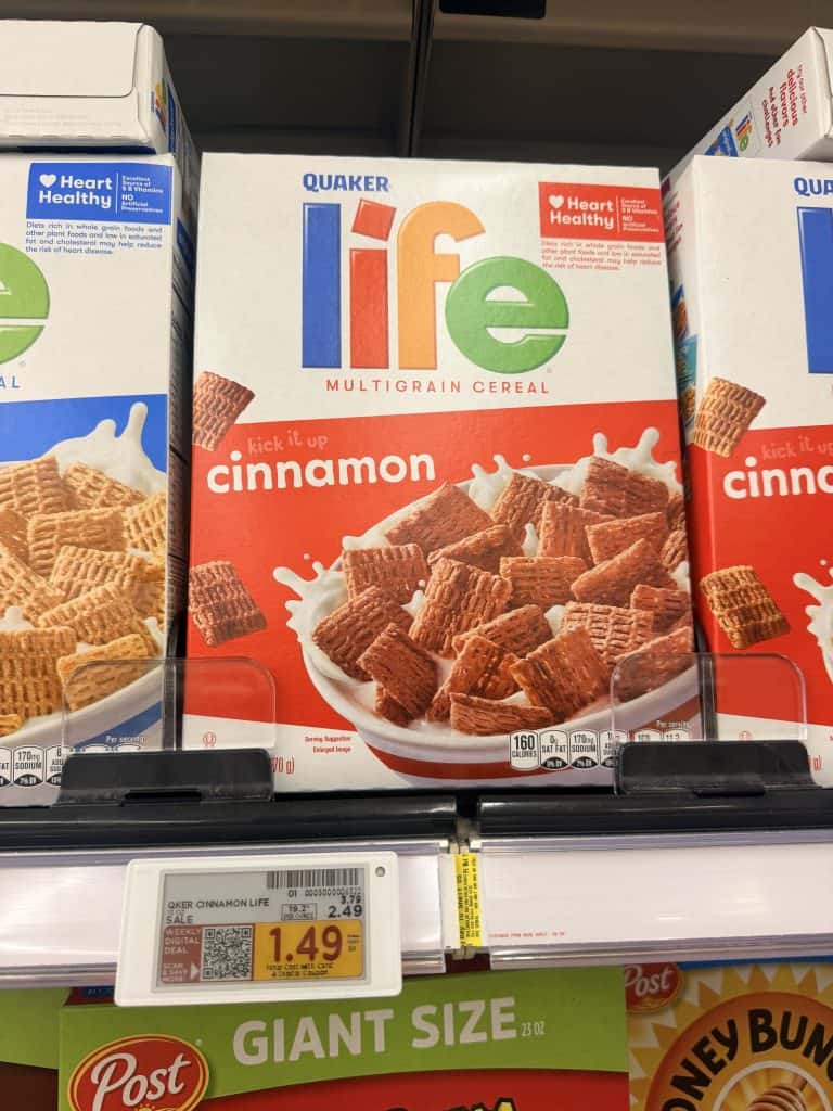 life cereal kroger shelf image (2)