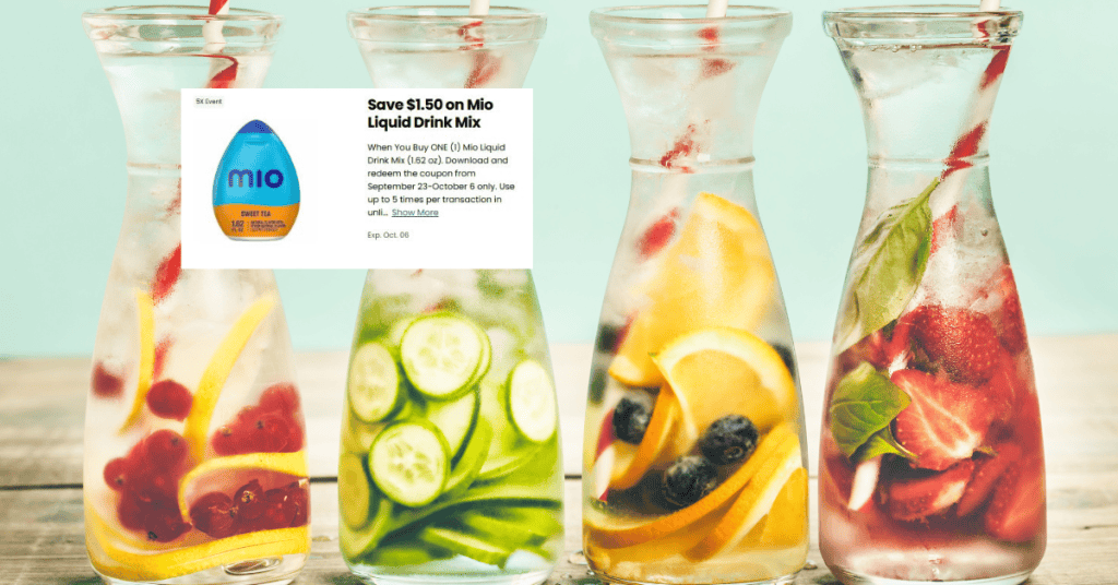 mio water enhancer kroger digital coupon