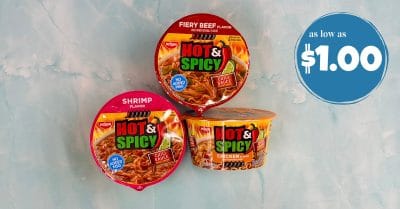 nissin hot and spicy noodle bowls kroger krazy
