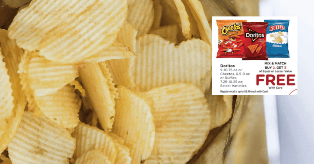 doritos, cheetos ruffles