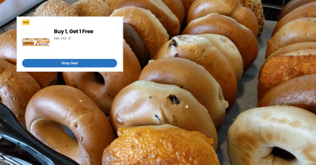 thomas' bagels and muffins