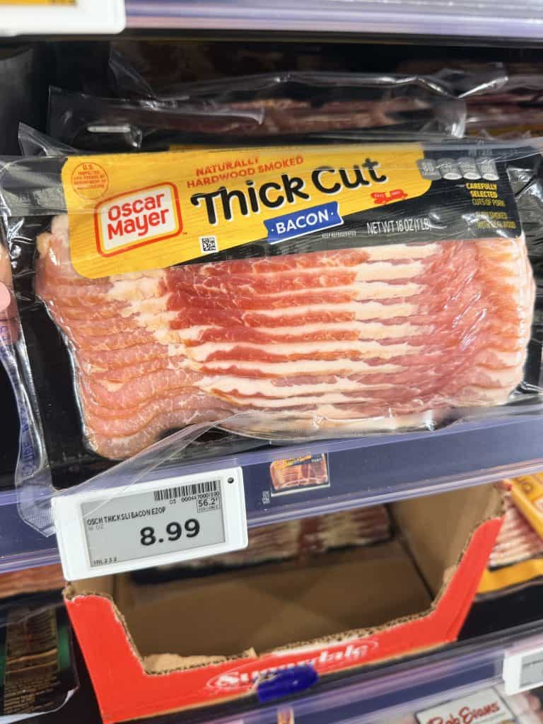 oscar mayer bacon kroger shelf image (2)