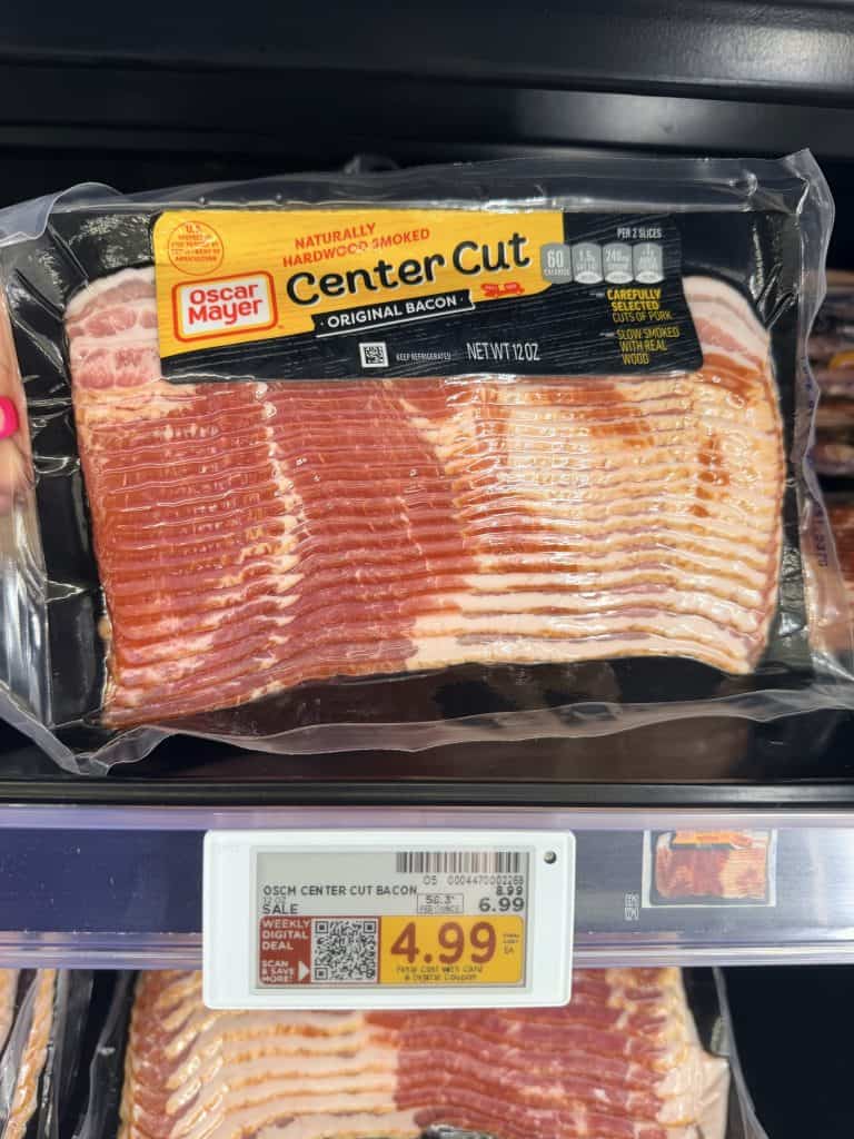 oscar mayer bacon kroger shelf image (3)