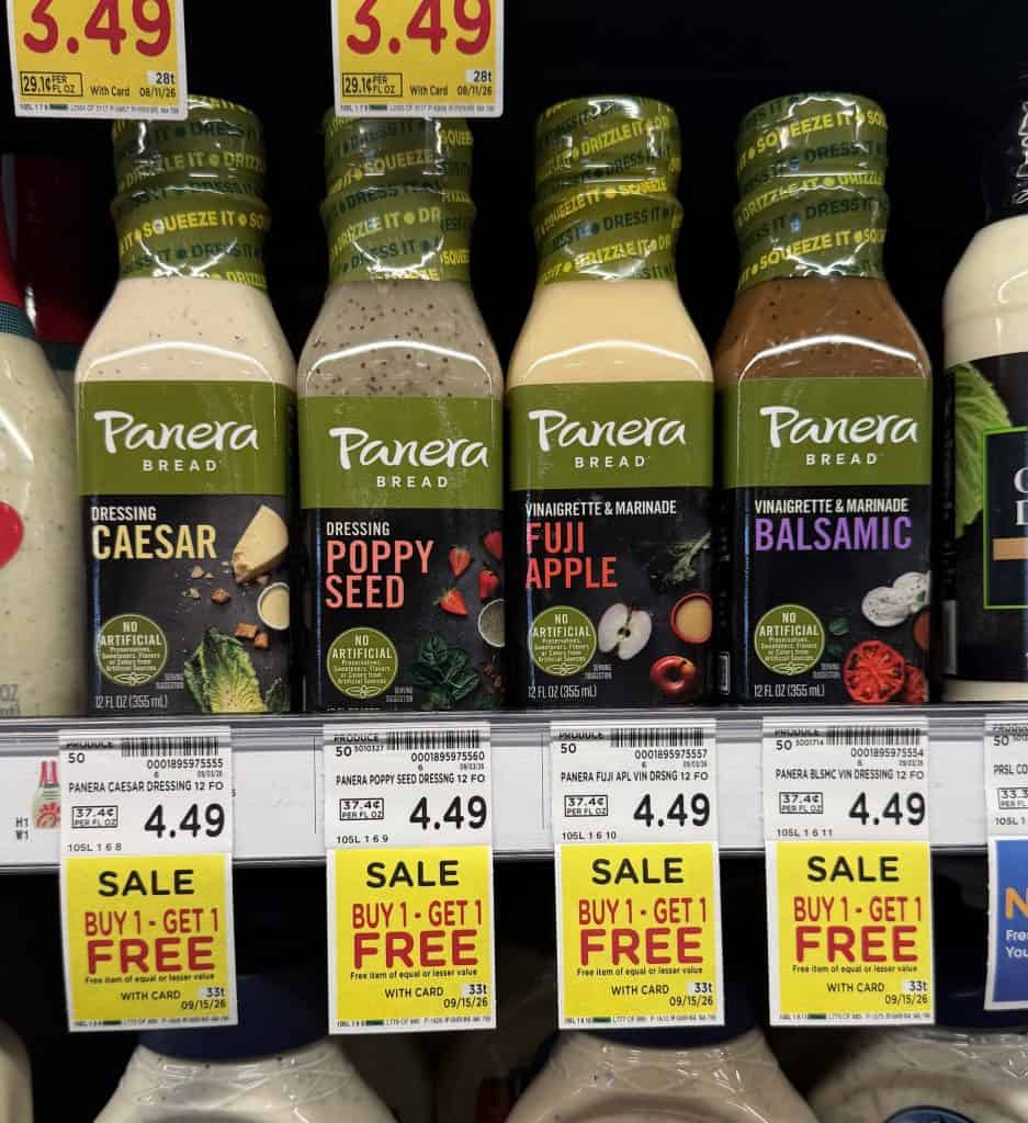 panera dressing kroger shelf image