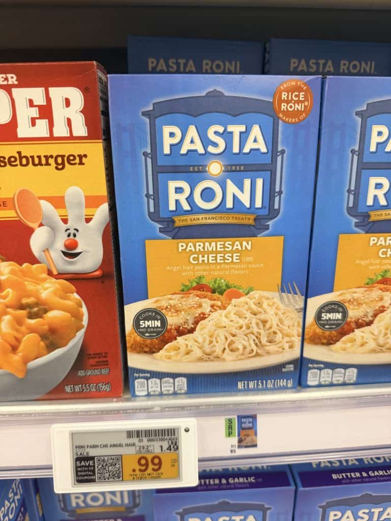 pasta roni kroger shelf image (1)