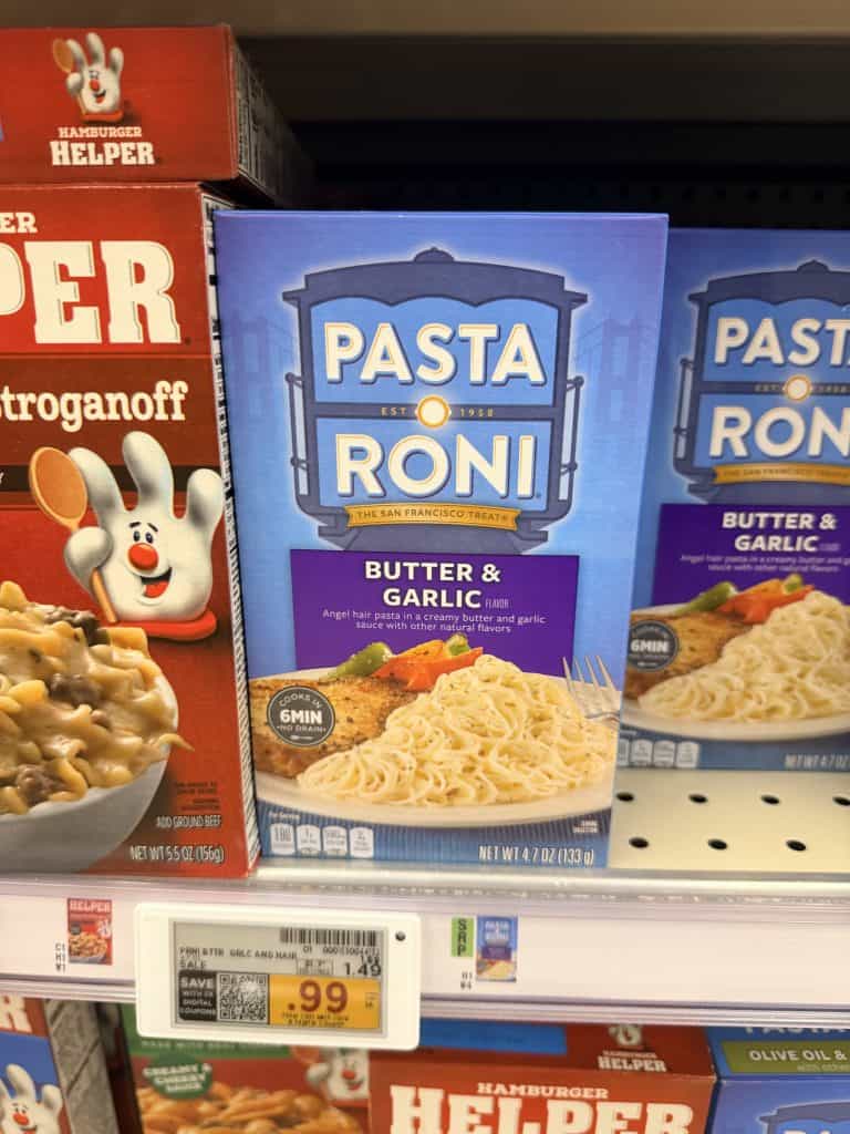 pasta roni kroger shelf image (1)