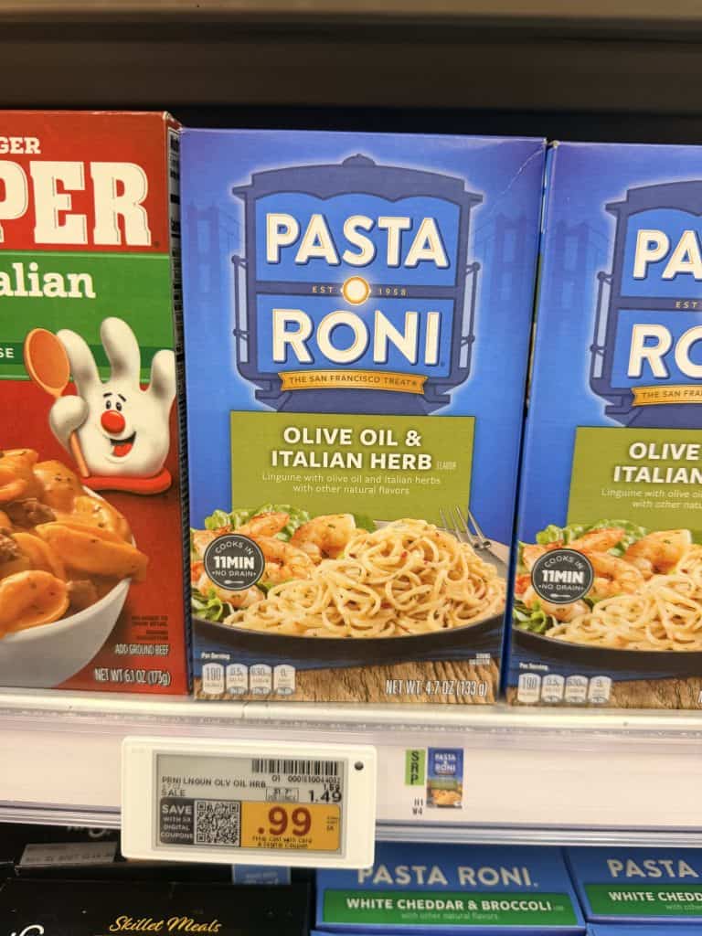 pasta roni kroger shelf image (1)