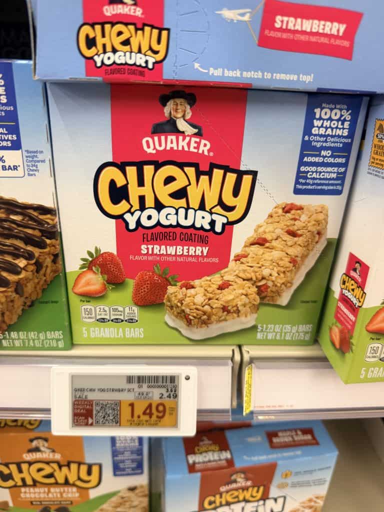 quaker chewy bars kroger shelf image (1)