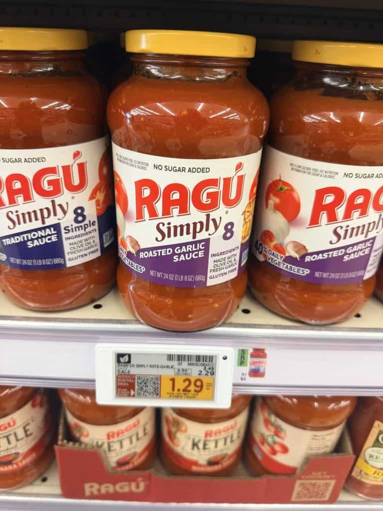 ragu pasta sauce kroger shelf image (2)