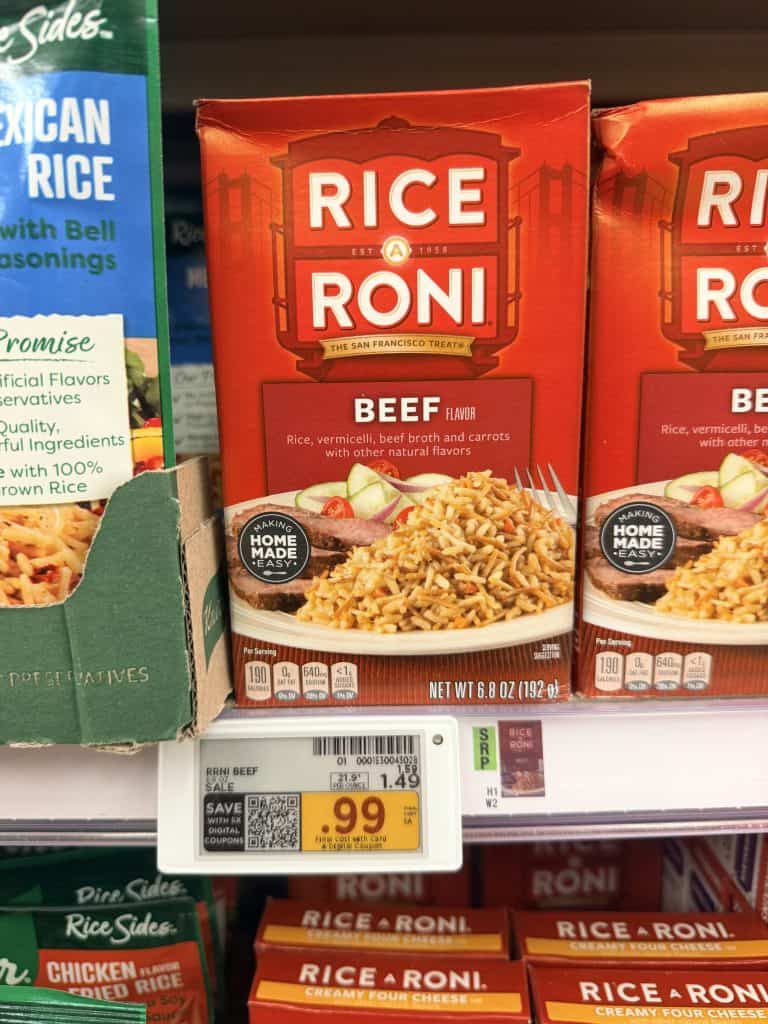 rice a roni kroger shelf image (3)
